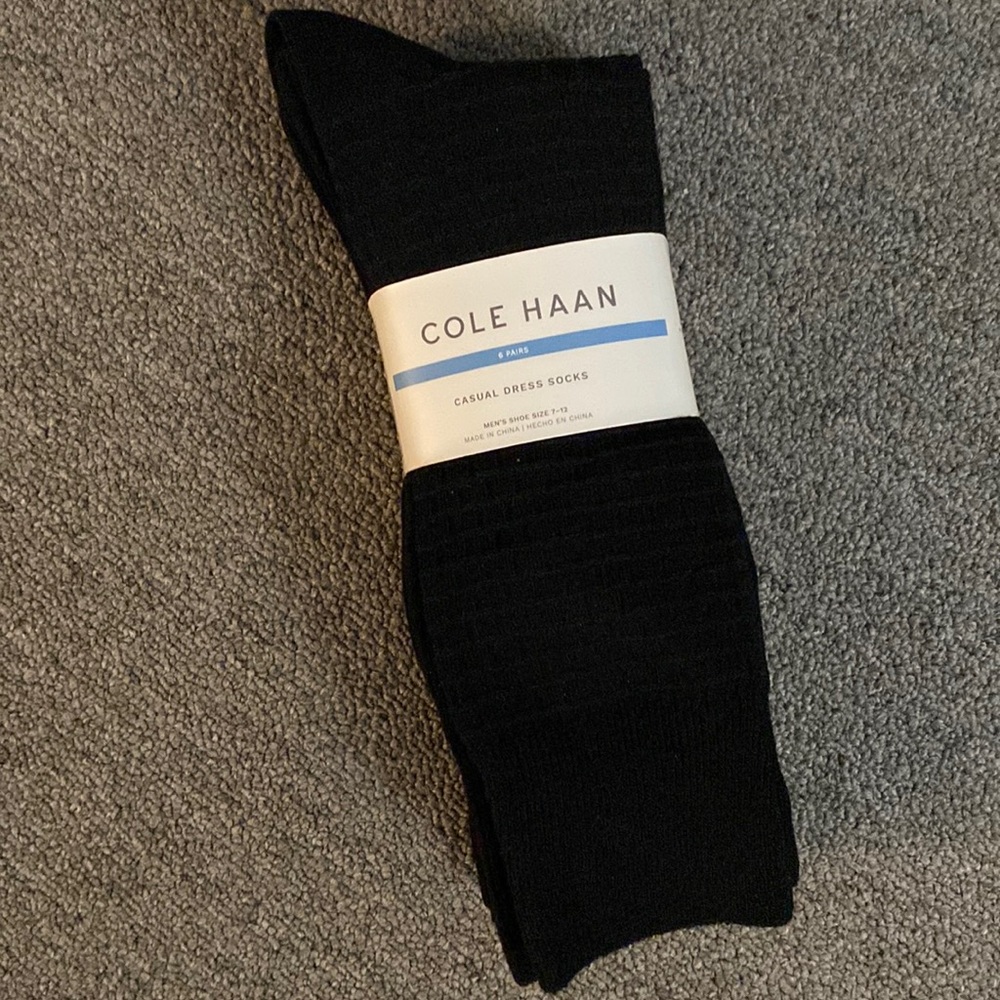 Cole Haan 6pairs of casual Dress Socks